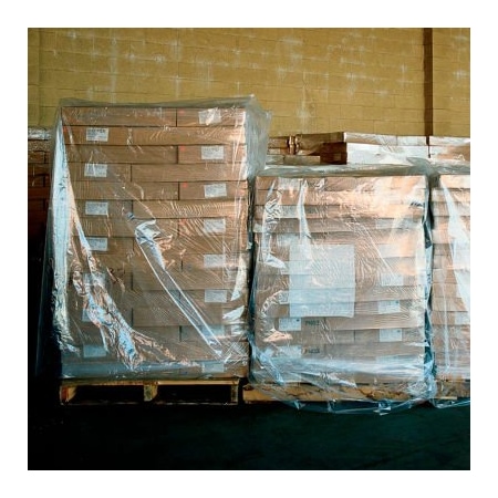 Lk Packaging Pallet Covers, 51"W x 49"D x 73"H, 1.5 Mil, Clear, 100/Pack 15G-514973